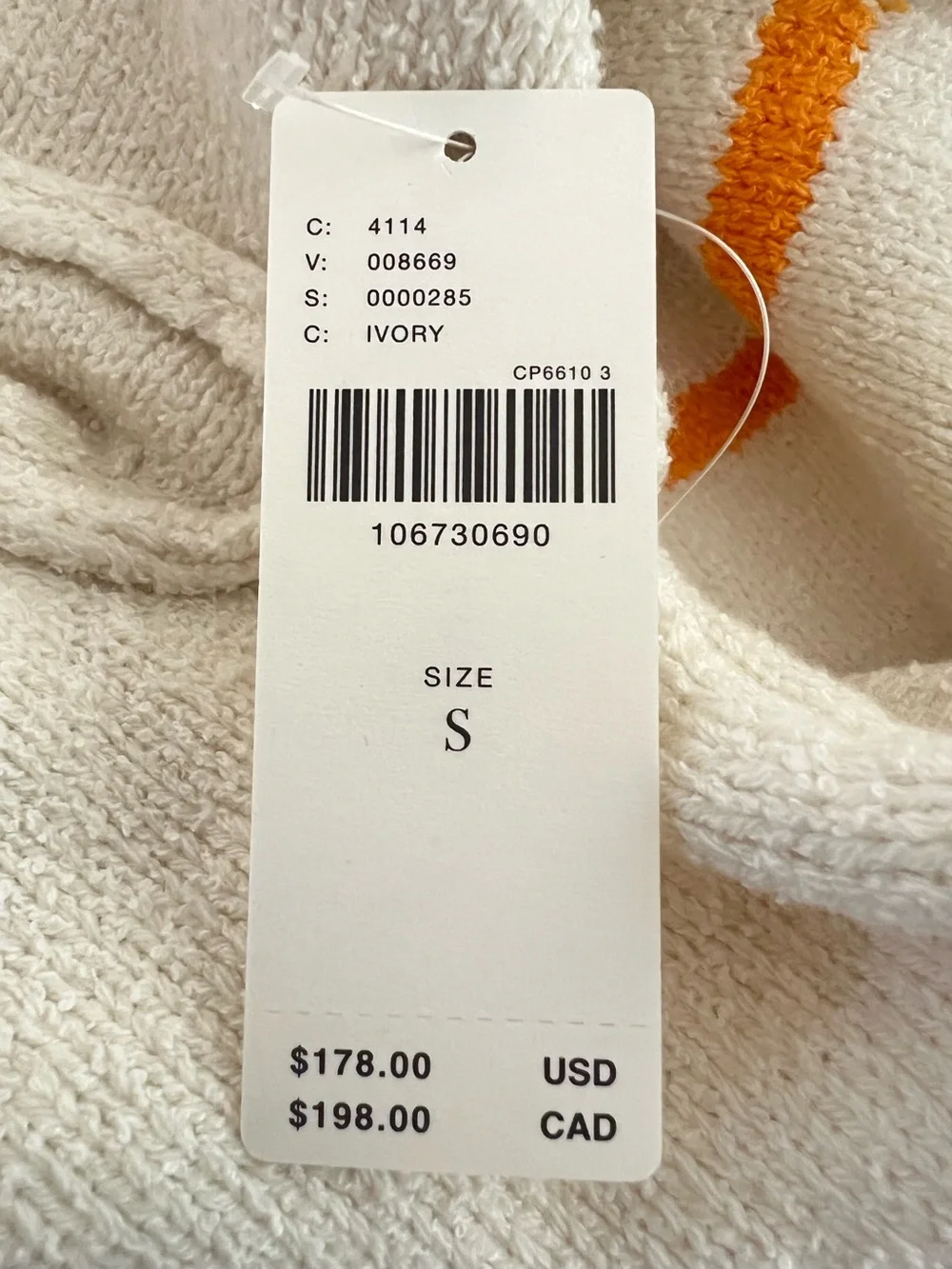 🌊Anthropologie Lost Coast Long-Sleeve Crewneck Sweater Pilcro NEW Small - Picture 13 of 15